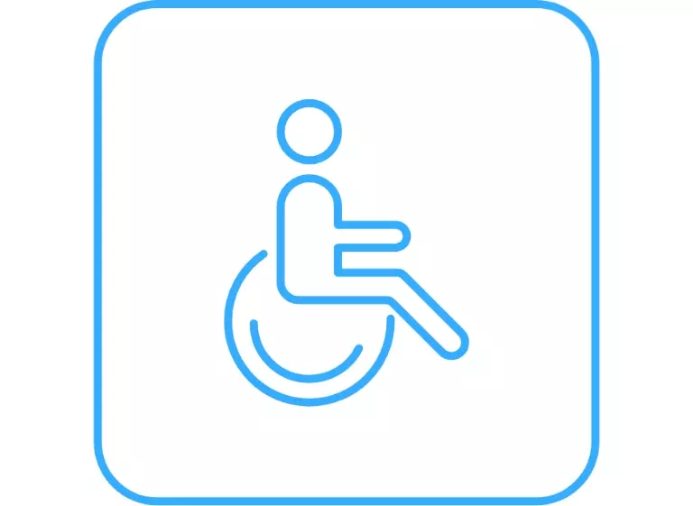 Ikona toaleta dla inwalidów